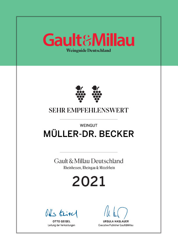 Gault Millau Urkunde 2022